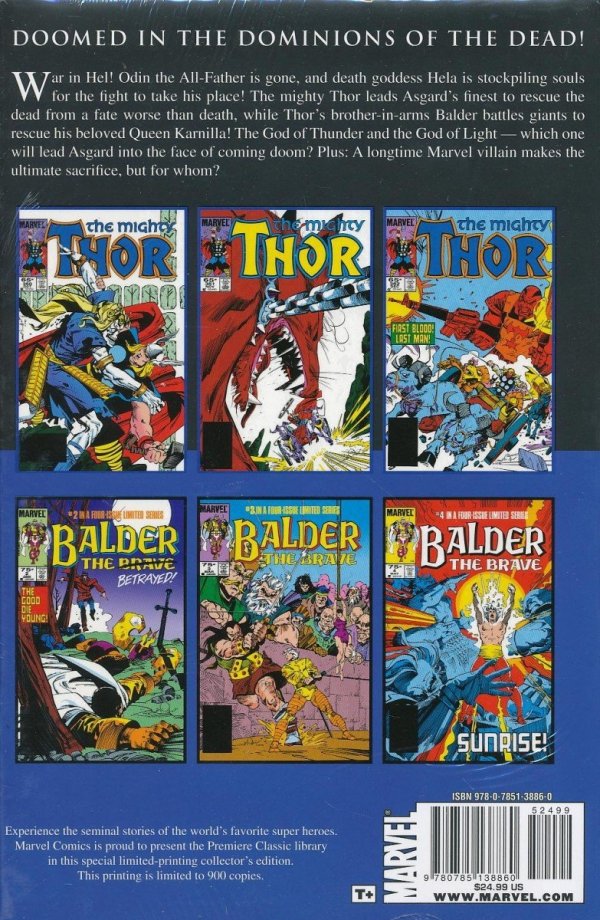 THOR BALDER THE BRAVE HC [VARIANT] [9780785138860]