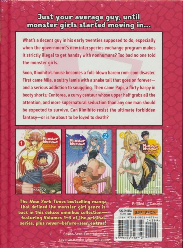 MONSTER MUSUME DELUXE EDITION VOL 01-03 HARDCOVER OMNIBUS HC [9798895618714]