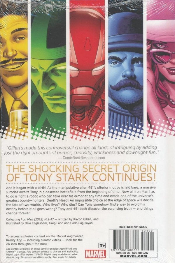IRON MAN VOL 03 THE SECRET ORIGIN OF TONY STARK PART 2 HC [9780785168355]