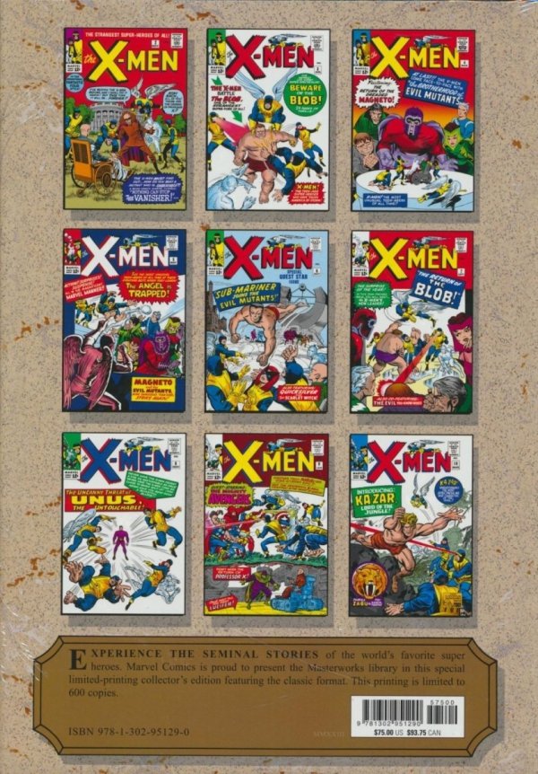 MARVEL MASTERWORKS THE X-MEN VOL 01 HC [VARIANT] [9781302951290] **promocja TOMY**