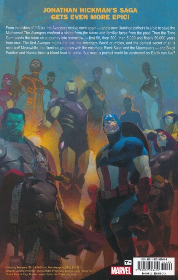 AVENGERS BY JONATHAN HICKMAN THE COMPLETE COLLECTION VOL 04 TP [9781302926489]