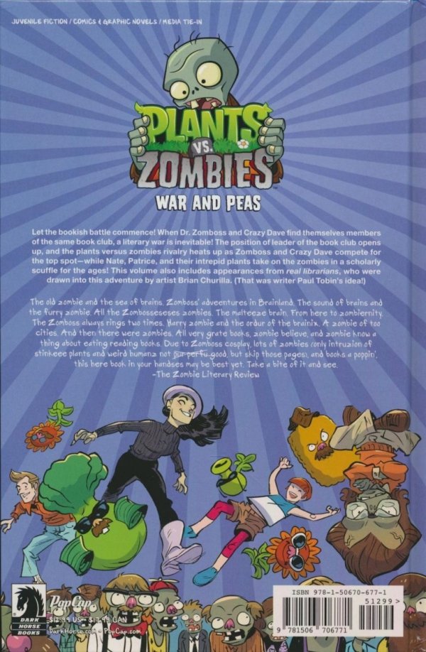 PLANTS VS ZOMBIES WAR AND PEAS HC [9781506706771]