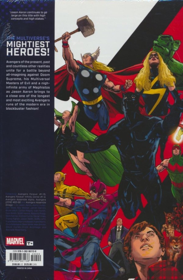 AVENGERS FOREVER BY JASON AARON OMNIBUS HC [VARIANT] [9781302961138] **PROMOCJA TOMY**