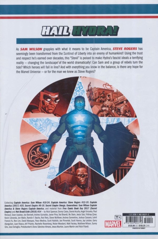 CAPTAIN AMERICA BY NICK SPENCER OMNIBUS VOL 02 HC [VARIANT] [9781302953713] **PROMOCJA TOMY**