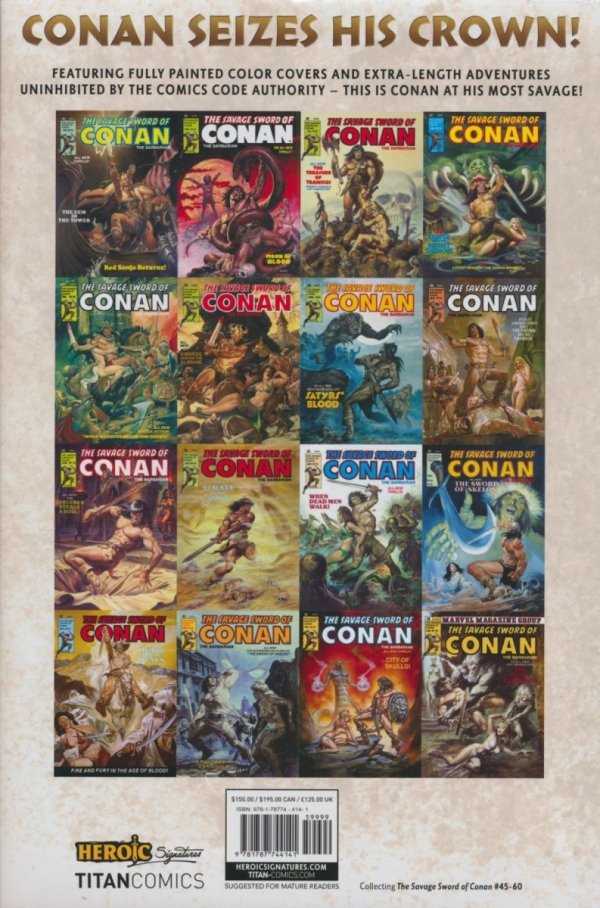 SAVAGE SWORD OF CONAN THE ORIGINAL COMICS OMNIBUS VOL 04 HC [VARIANT] [9781787744141] **promocja TOMY**