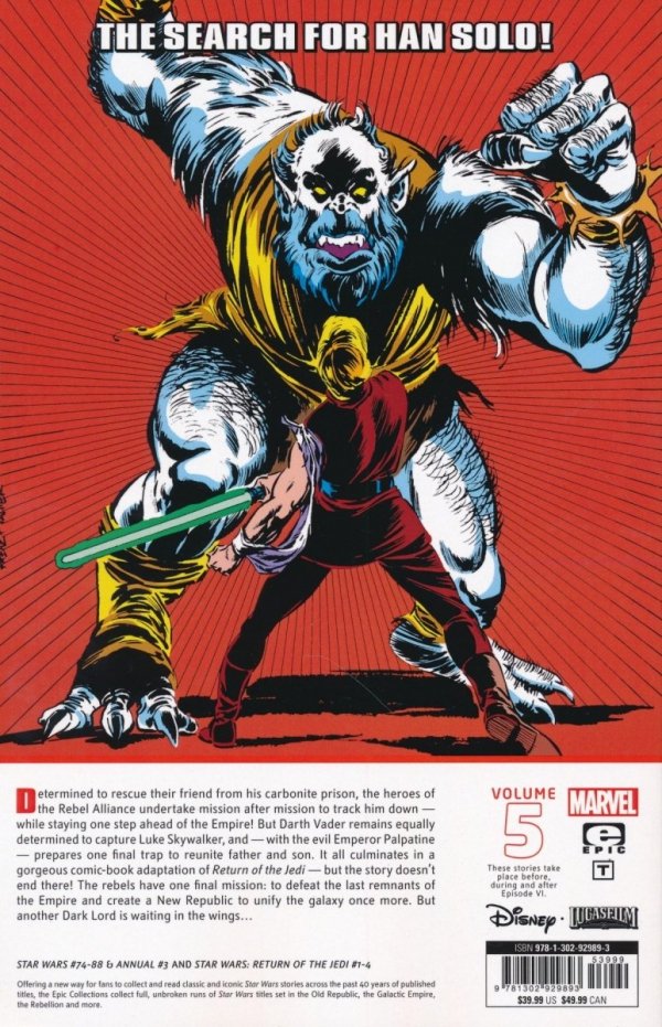 STAR WARS EPIC COLLECTION THE ORIGINAL MARVEL YEARS VOL 05 TP [9781302929893]