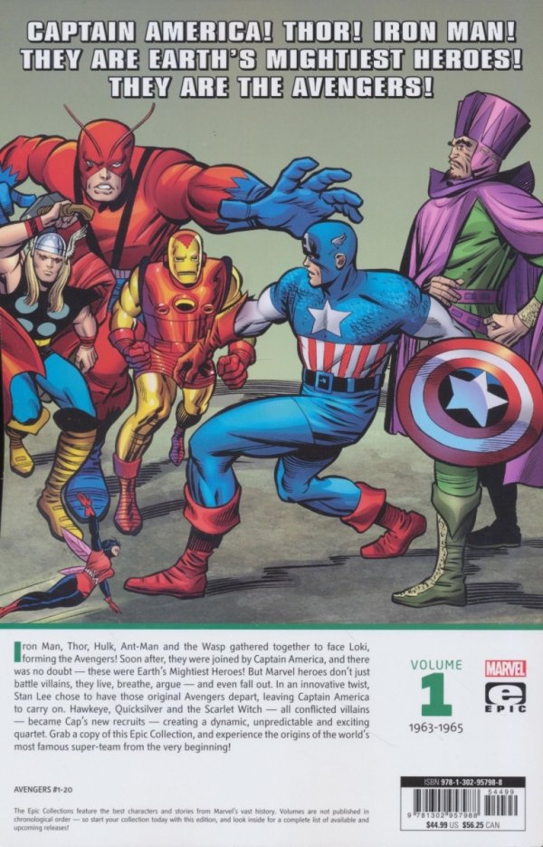 AVENGERS EPIC COLLECTION EARTHS MIGHTIEST HEROES TP [9781302957988] **promocja STOCK SALE**