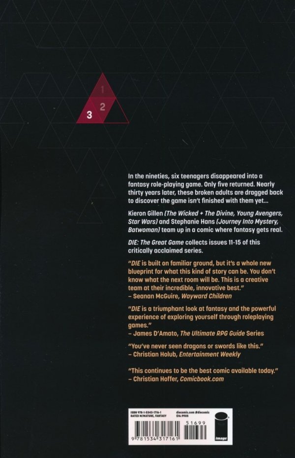 DIE VOL 03 THE GREAT GAME TP [9781534317161] **OFERTA SPECJALNA**