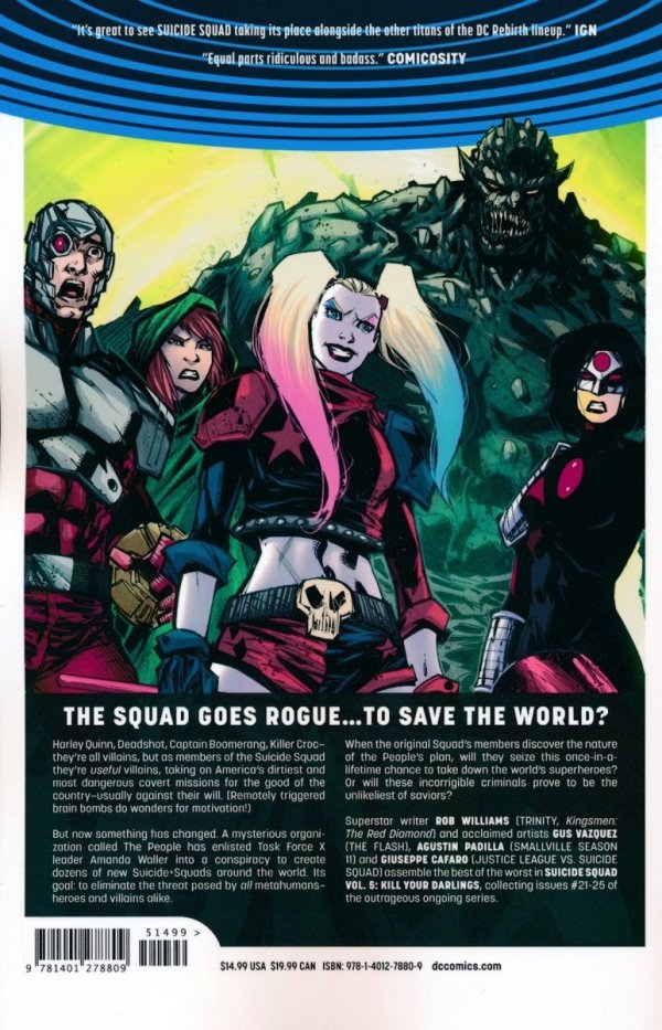 SUICIDE SQUAD VOL 05 KILL YOUR DARLINGS TP [9781401278809] **promocja TOMY**
