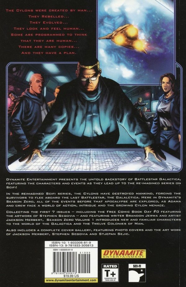 BATTLESTAR GALACTICA SEASON ZERO VOL 01 TP [STANDARD] [9781933305813] **promocja TOMY**