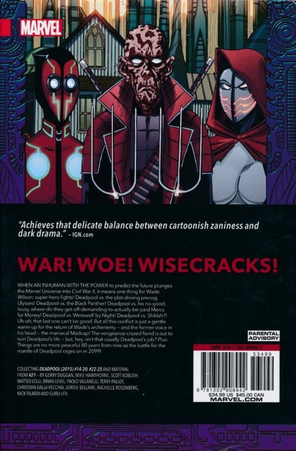 DEADPOOL WORLDS GREATEST VOL 03 HC [9781302908942] **promocja TOMY**