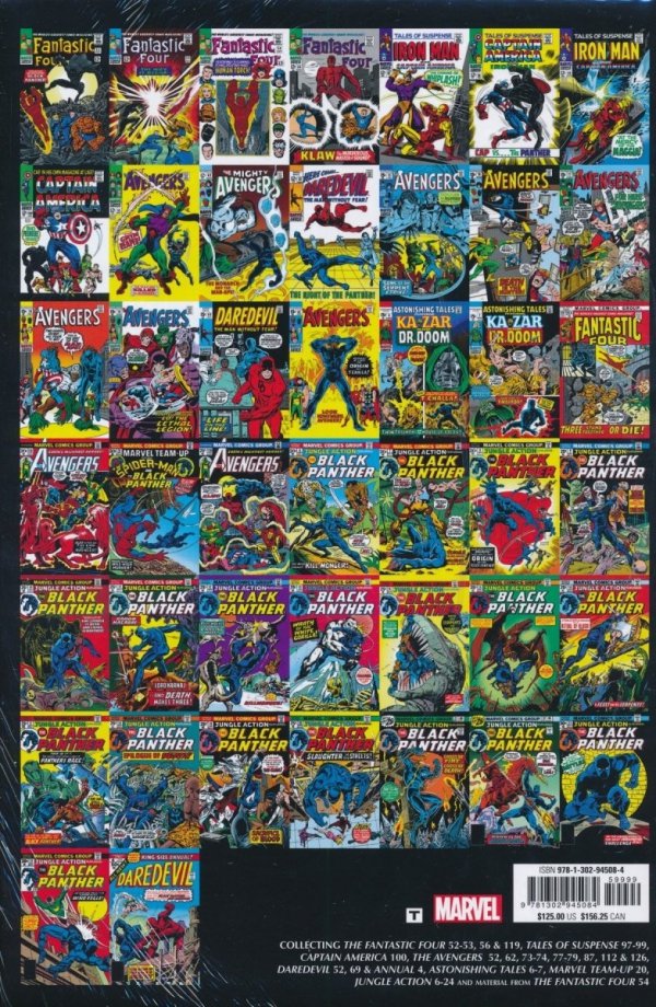 BLACK PANTHER THE EARLY MARVEL YEARS OMNIBUS HC [STANDARD] [9781302945084] **OFERTA EKSPOZYCYJNA**