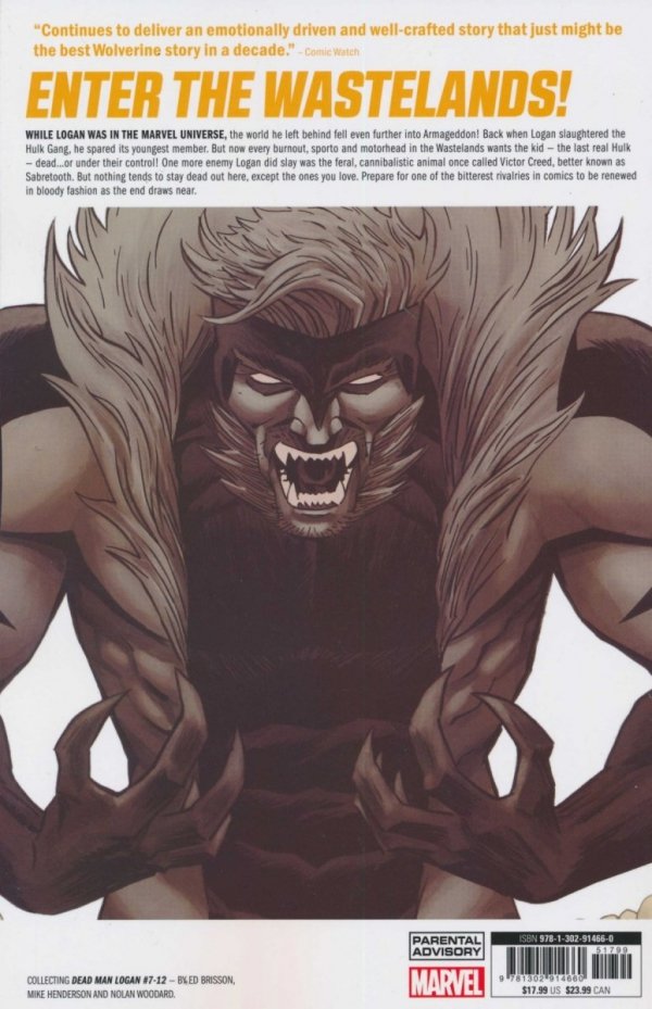 DEAD MAN LOGAN VOL 02 WELCOME BACK LOGAN TP [9781302914660] **OFERTA SPECJALNA**