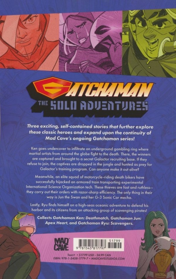 GATCHAMAN THE SOLO ADVENTURES VOL 01 TP [9781545817797]