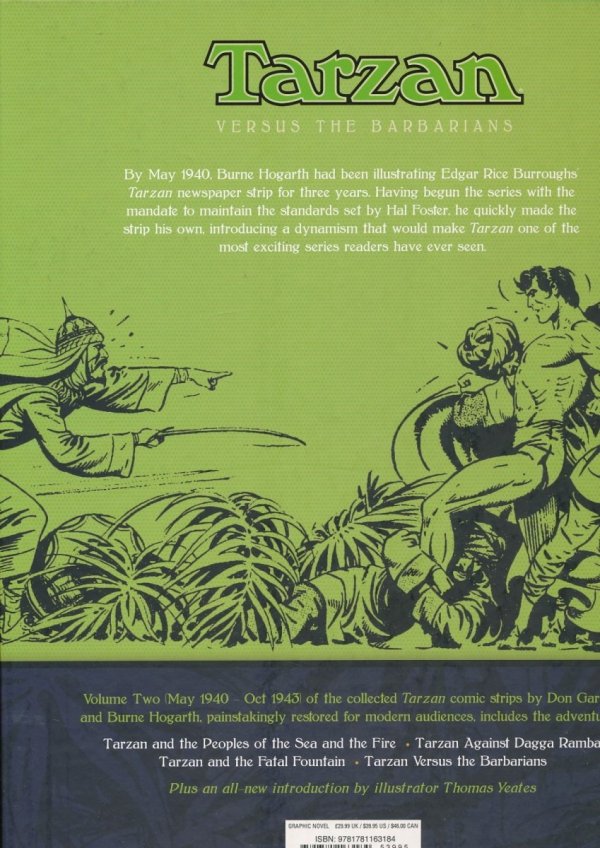 EDGAR RICE BURROUGHS TARZAN VERSUS THE BARBARIANS HC [9781781163184] **promocja TOMY**