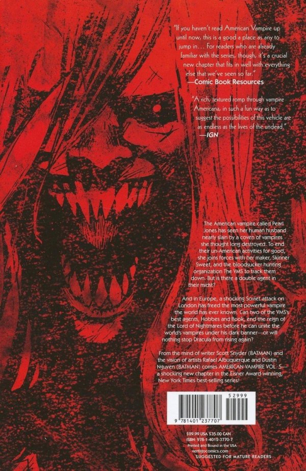AMERICAN VAMPIRE VOL 05 HC [9781401237707]