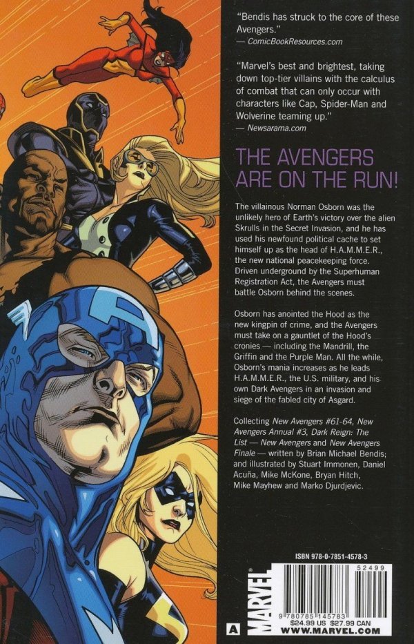 SIEGE NEW AVENGERS TP [9780785145783] **promocja TOMY**