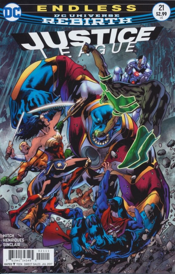 JUSTICE LEAGUE [34349] #21 CVR A [76194134349502111] **promocja ZESZYTY**
