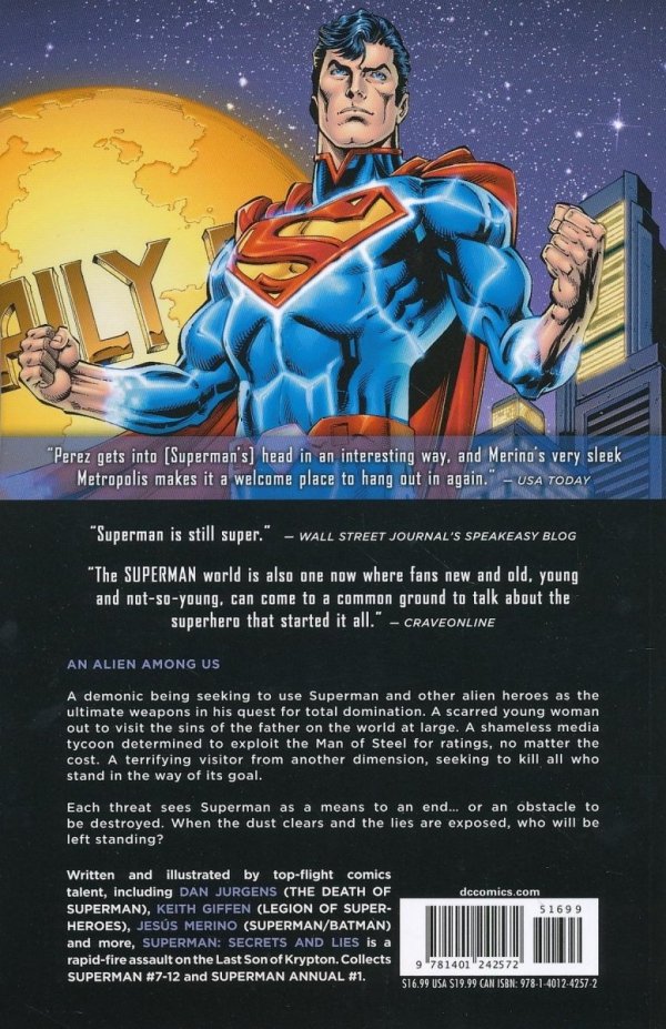 SUPERMAN VOL 02 SECRETS AND LIES TP [9781401242572]