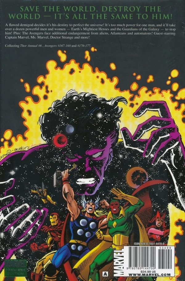 AVENGERS THE KORVAC SAGA HC [STANDARD] [9780785144700]