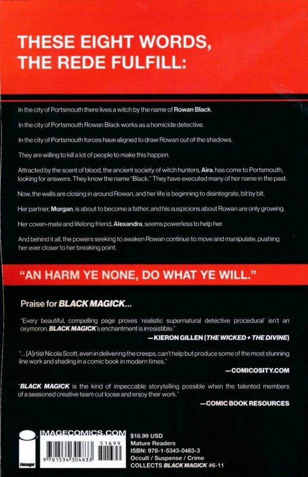BLACK MAGICK VOL 02 AWAKENING II TP [9781534304833]