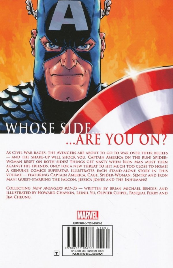 CIVIL WAR NEW AVENGERS TP [9780785195733] **PROMOCJA TOMY**