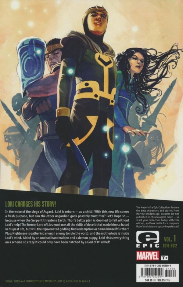 LOKI MODERN ERA EPIC COLLECTION JOURNEY INTO MYSTERY TP [9781302952594] **promocja STOCK SALE**