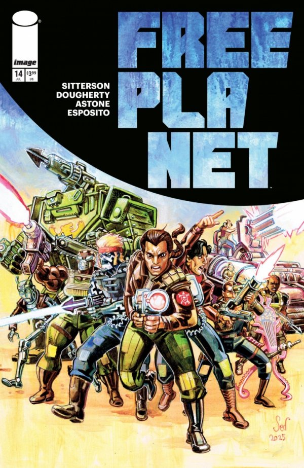 FREE PLANET #14 CVR A JED DOUGHERTY [70985304314001411]