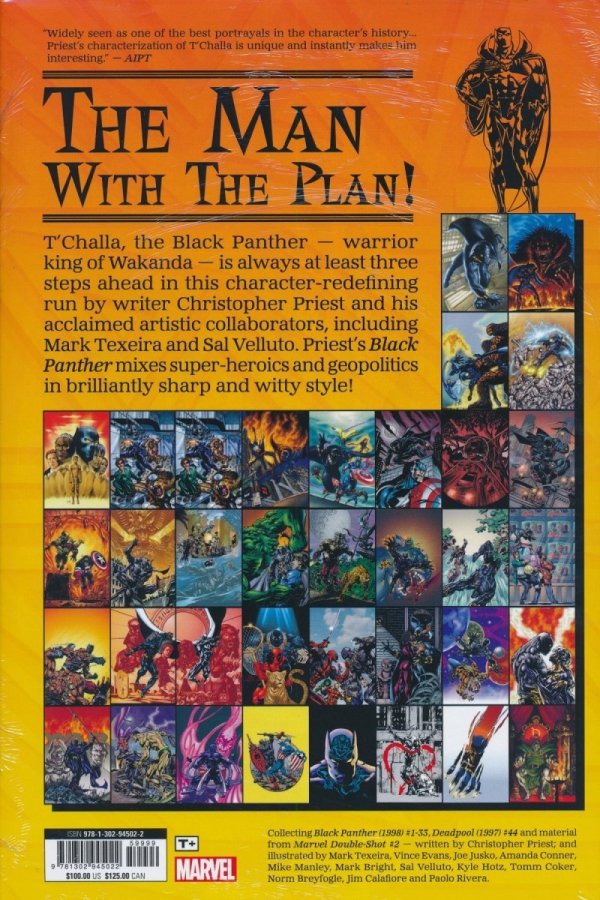 BLACK PANTHER BY CHRISTOPHER PRIEST OMNIBUS VOL 01 HC [VARIANT] [9781302945022]