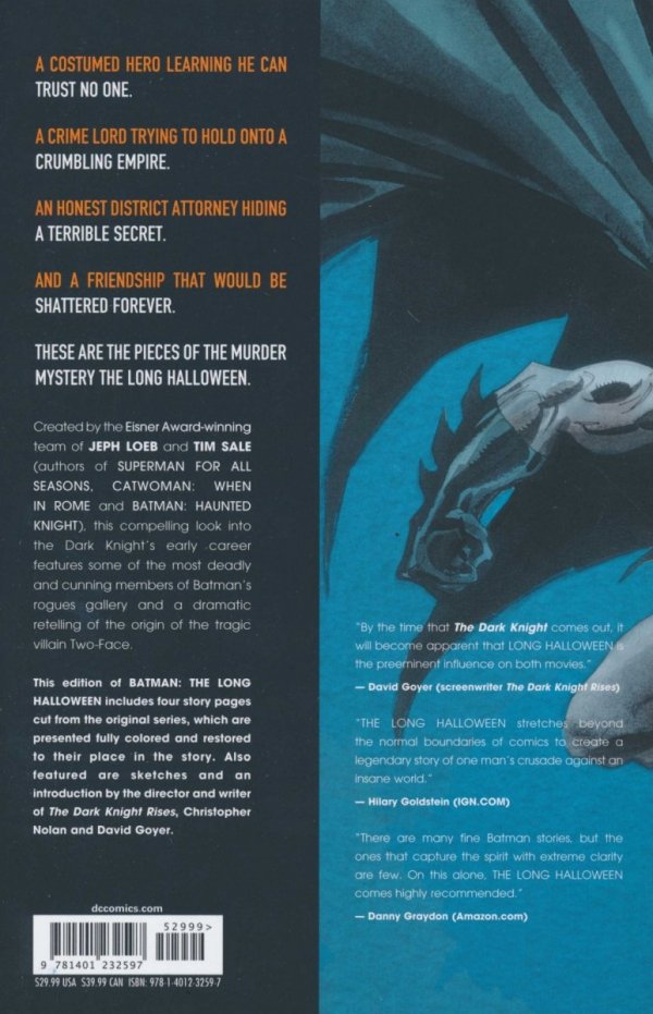 BATMAN THE LONG HALLOWEEN TP [9781401232597]