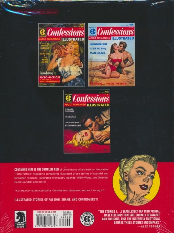 EC ARCHIVES CONFESSIONS ILLUSTRATED HC [9781506719757] **OFERTA SPECJALNA**