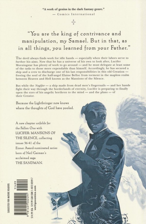 LUCIFER VOL 06 MANSIONS OF THE SILENCE TP [9781401202491]