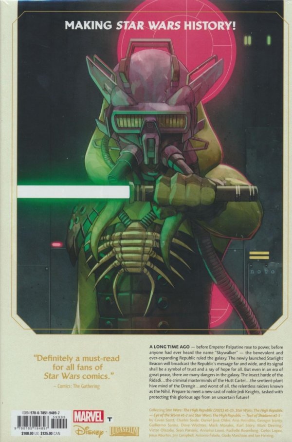 STAR WARS THE HIGH REPUBLIC PHASE 1 LIGHT OF THE JEDI OMNIBUS HC [VARIANT] [9780785194897] **promocja TOMY**