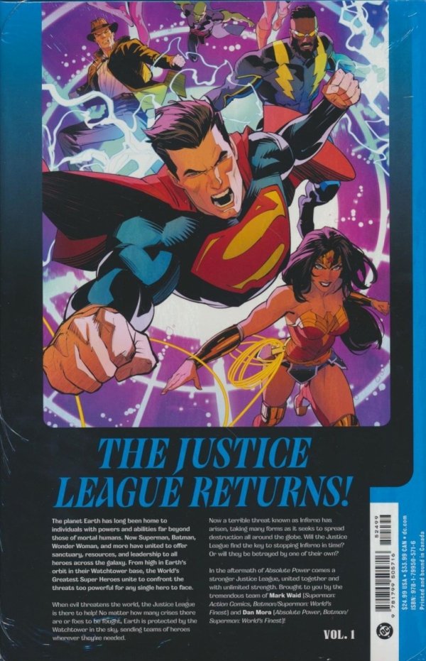 JUSTICE LEAGUE UNLIMITED VOL 01 INTO THE INFERNO HC [9781799505716] **OFERTA SPECJALNA**