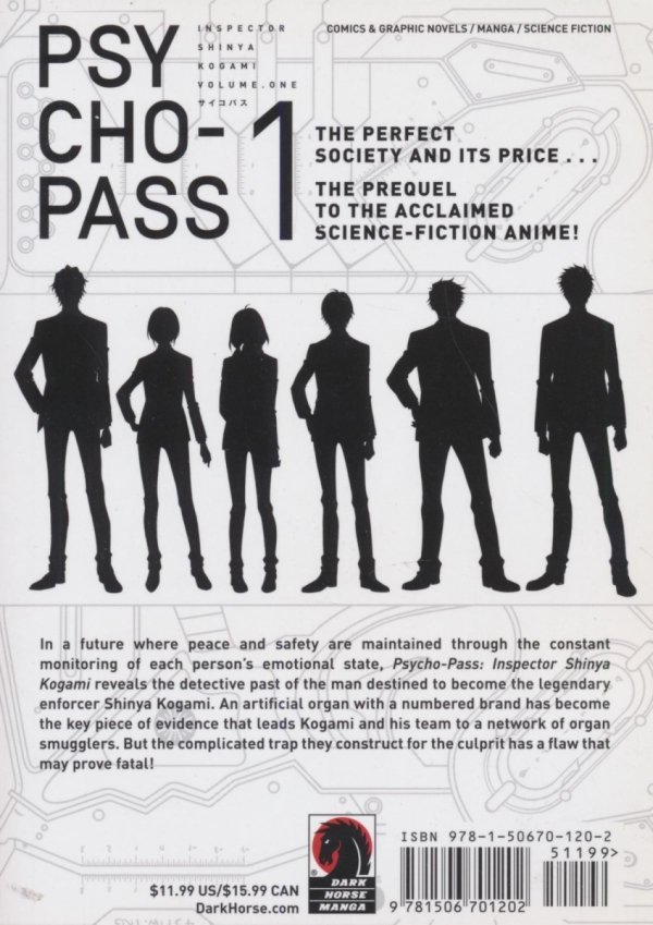 PSYCHO-PASS INSPECTOR SHINYA KOGAMI VOL 01 TP [9781506701202]