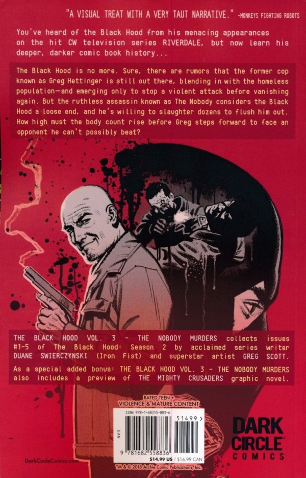 BLACK HOOD VOL 03 THE NOBODY MURDERS TP [9781682558836]