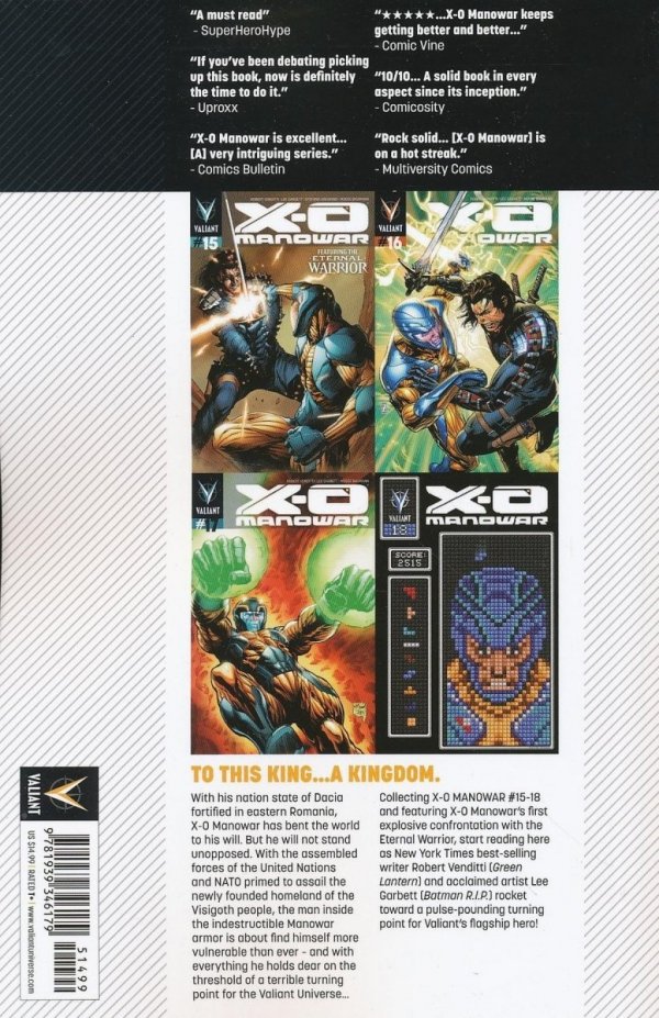 X-O MANOWAR VOL 04 HOMECOMING TP [9781939346179]