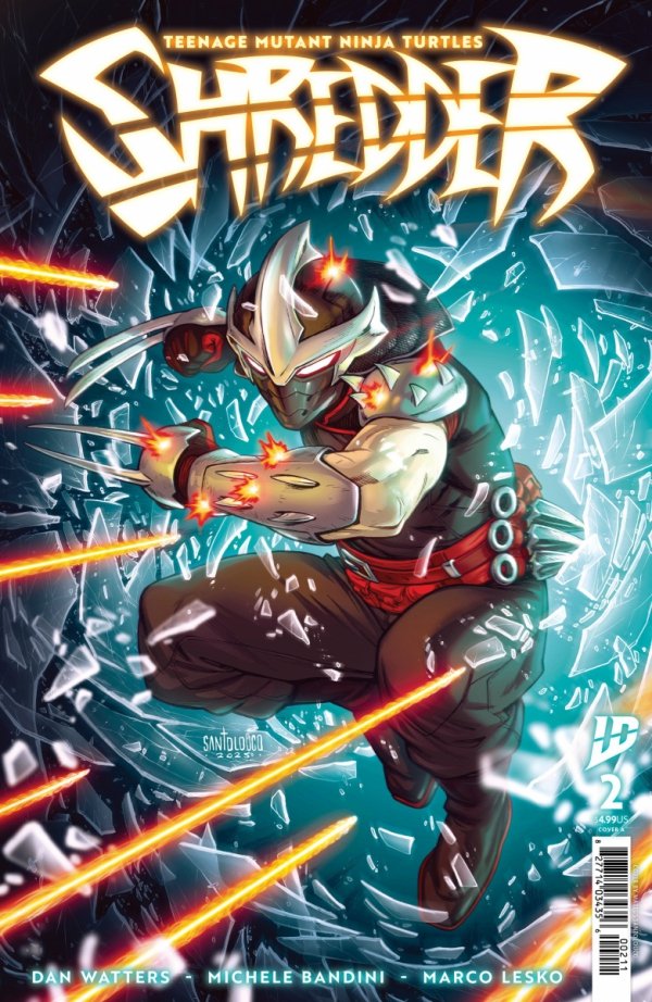 TEENAGE MUTANT NINJA TURTLES SHREDDER #2 COVER A SANTOLOUCO [82771403435600211]