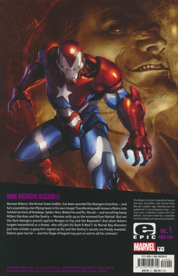 DARK AVENGERS MODERN ERA EPIC COLLECTION OSBORNS REIGN TP [9781302952709]
