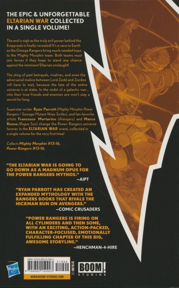 MIGHTY MORPHIN POWER RANGERS THE ELTARIAN WAR TP [9798892150903]