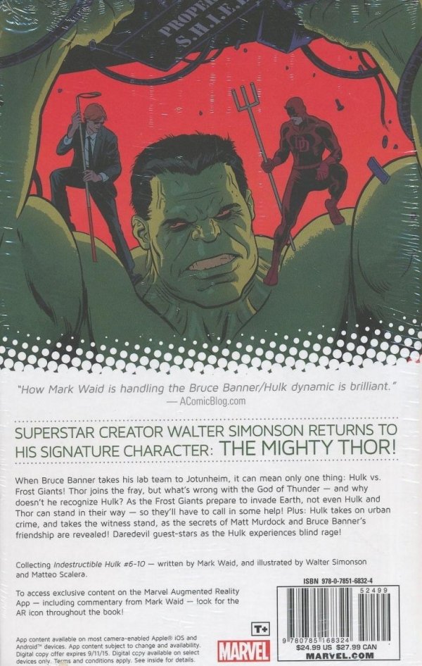 INDESTRUCTIBLE HULK VOL 02 GODS AND MONSTER HC [9780785168324] **OFERTA SPECJALNA**