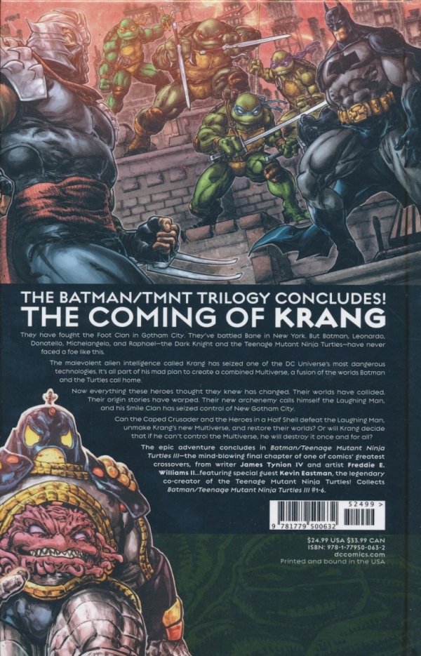 BATMAN TEENAGE MUTANT NINJA TURTLES VOL 03 HC [9781779500632]