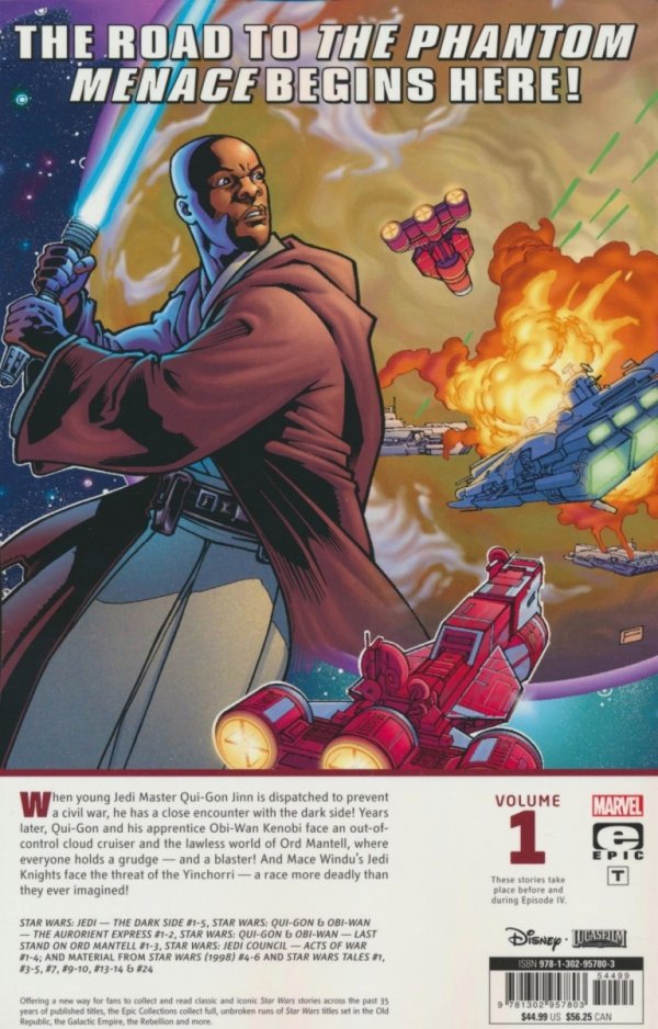 STAR WARS EPIC COLLECTION RISE OF THE SITH VOL 01 TP [9781302957803]