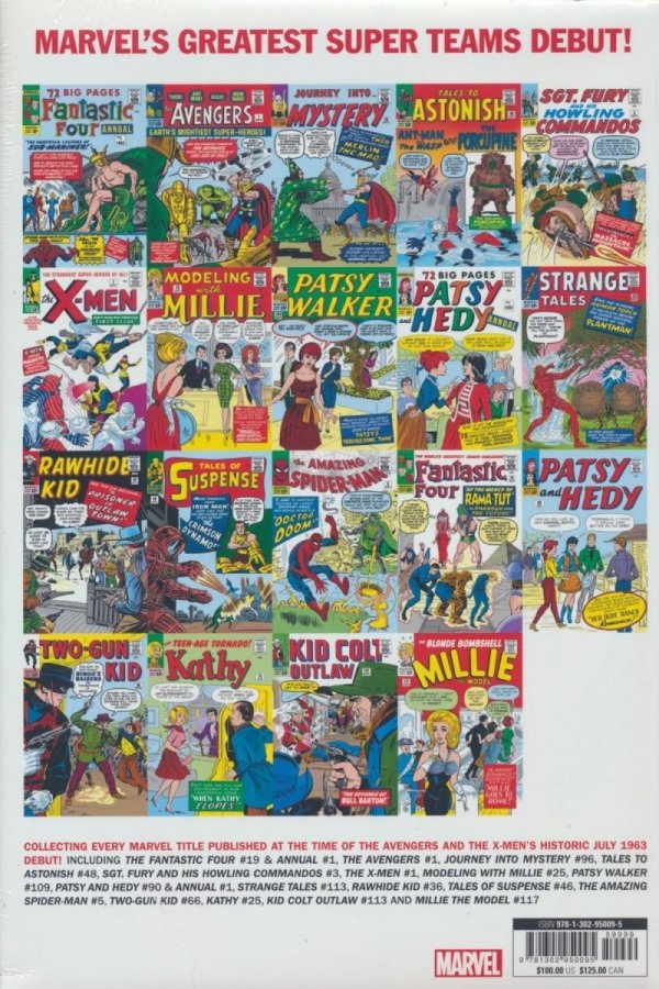 MARVEL JULY 1963 OMNIBUS HC [VARIANT] [9781302950095] **promocja TOMY**