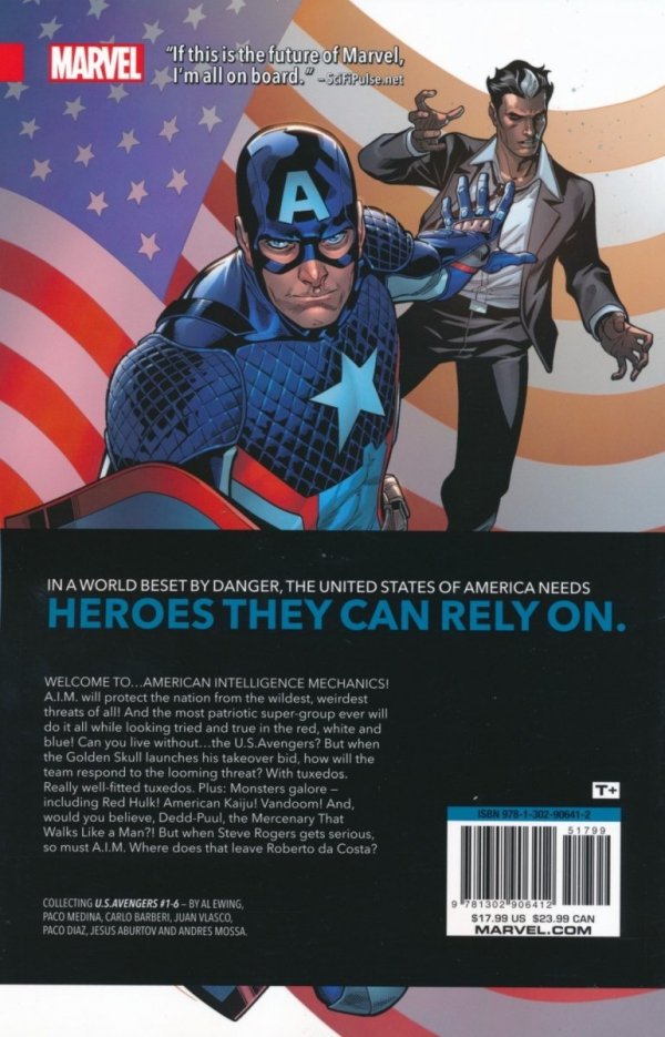 US AVENGERS VOL 01 AMERICAN INTELLIGENCE MECHANICS TP [9781302906412] **promocja TOMY**