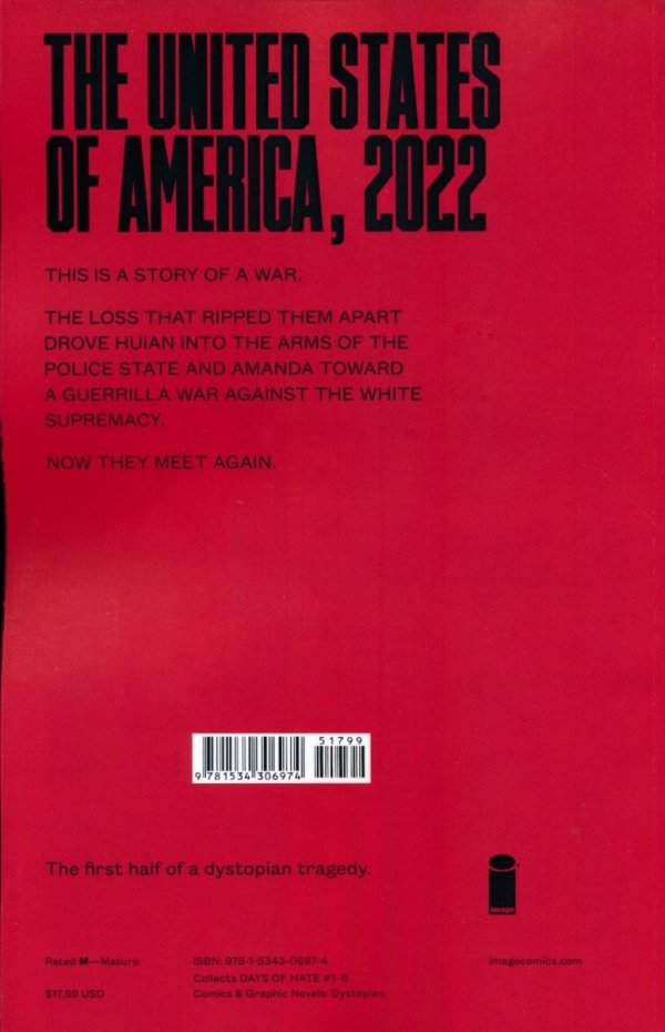 DAYS OF HATE ACT 1 TP [9781534306974] **promocja TOMY**