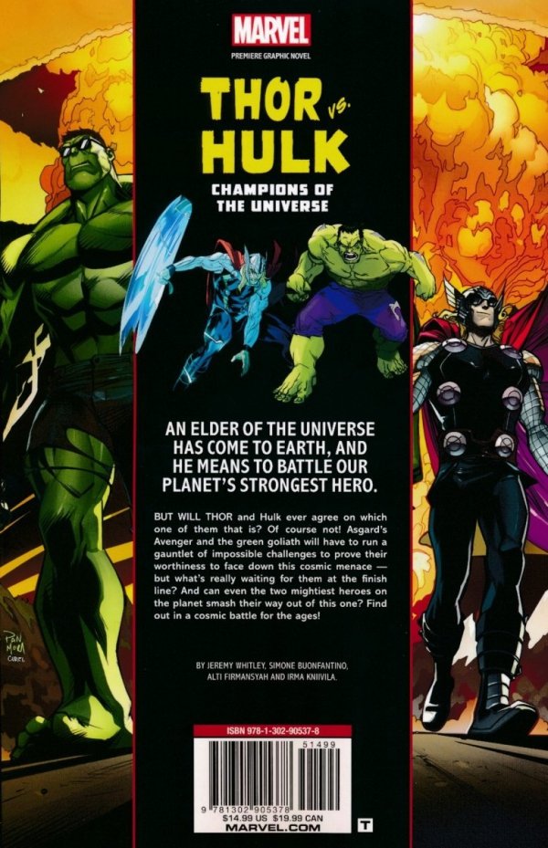 THOR VS HULK CHAMPIONS OF THE UNIVERSE TP [9781302905378]