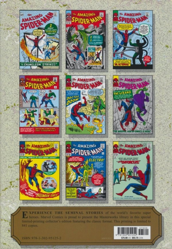 MARVEL MASTERWORKS THE AMAZING SPIDER-MAN VOL 01 HC [VARIANT] [9781302951252] **promocja TOMY**