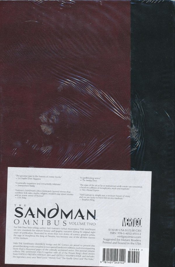 SANDMAN OMNIBUS VOL 02 HC [9781401243142] **promocja TOMY**