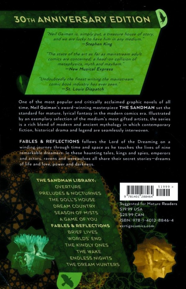SANDMAN VOL 06 FABLES AND REFLECTIONS TP [9781401288464]